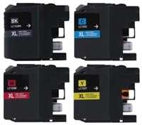 Brother LC103 Compatible Ink Cartridge 4 Pack Value Bundle