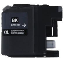 Brother LC107BK Compatible Super High Yield Black Ink Cartridge