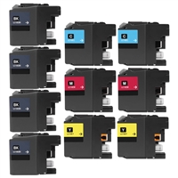 Brother LC10E Compatible Ink Cartridge Super High Yield 10-Pack