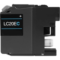 Brother LC20EC Compatible Super High Yield Cyan Ink Cartridge