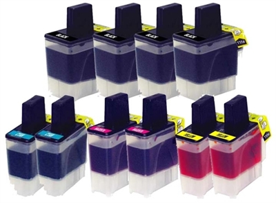 Brother LC41 Compatible Inkjet Cartridge Value Bundle