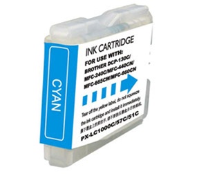Brother LC51C Compatible Cyan Ink Cartridge