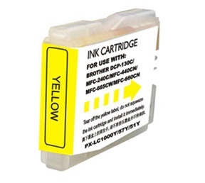 Brother LC51Y Compatible Yellow Ink Cartridge