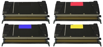 Lexmark C736H2KG series Compatible Toner Cartridge Value Bundle