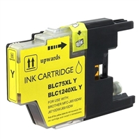 Brother LC75Y Compatible Yellow Ink Cartridge