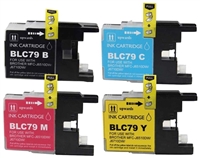 Brother LC79 Compatible 4-Pack Ink Cartridge Value Bundle