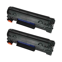 HP CE278A (HP 78A) Set of Two Compatible Toner Cartridges for LaserJet M1536DNF, LaserJet P1566 and LaserJet P1606