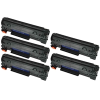 HP CE278A (HP 78A) Compatible Five Cartridge Value Bundle