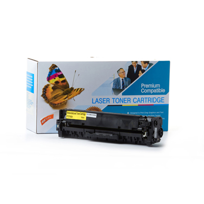 HP CF382A (HP 312A) Compatible Yellow Toner Cartridge