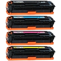 HP 201X Compatible Toner Cartridge Color Set (CF400X, CF401X, CF402X, CF403X)