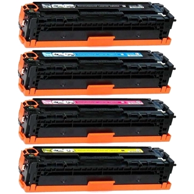 HP 201X Compatible Toner Cartridge Color Set (CF400X, CF401X, CF402X, CF403X)