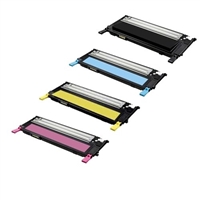 Toner Cartridge Color Value Bundle Compatible With Samsung CLP-315 Series (Full set of K/C/M/Y)