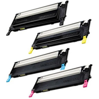 Toner Cartridge Compatible With Samsung CLP-320 , CLP-325 Color Value Bundle