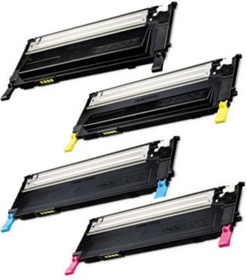 Toner Cartridge Compatible With Samsung CLP-320 , CLP-325 Color Value Bundle