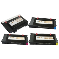 Toner Cartridge Compatible With Samsung CLP-510 Series Color Value Bundle