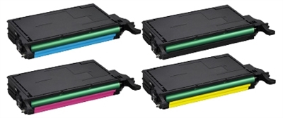 Toner Cartridges Compatible With Samsung CLP-770, CLP-770ND Color Value Bundle