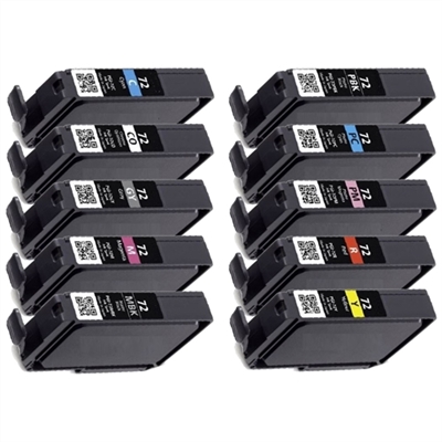 Canon PGI-72 Compatible Ink Cartridge 10-Pack Value Bundle