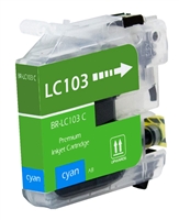 Brother Compatible LC103C HY Cyan Ink Cartridge