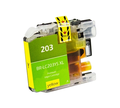Brother Compatible LC203Y HY Yellow Ink Cartridge