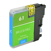 Brother Compatible LC61C Cyan Ink Cartridge