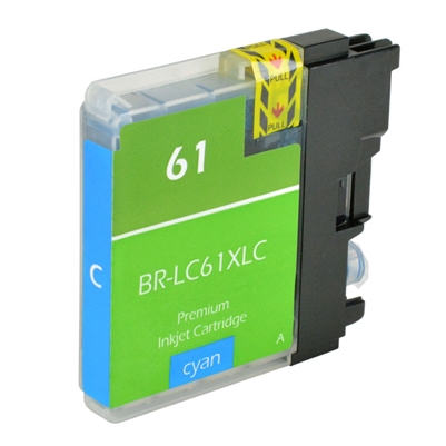 Brother Compatible LC61C Cyan Ink Cartridge