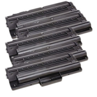 Toner Cartridge 5-Pack Value Bundle Compatible With Samsung ML-1710D3, SCX-4100D3