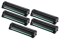 Toner Cartridge 5-Pack Value Bundle Compatible With Samsung MLT-D104S