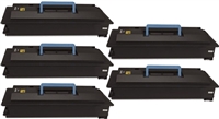 Kyocera Mita TK-717 Five Pack Compatible Cartridges Value Bundle