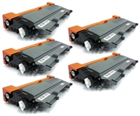 Compatible Brother TN450 High Yield Toner Cartridge 5-Pack Black