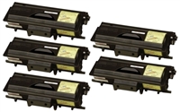 Brother TN700 Five Pack Compatible Toner Cartridge Value Bundle