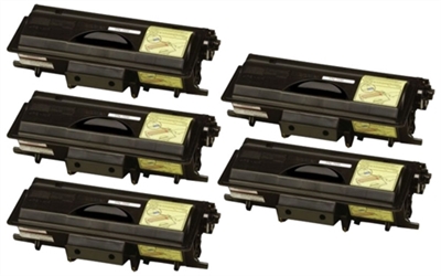 Brother TN700 Five Pack Compatible Toner Cartridge Value Bundle