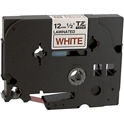 Brother TZe232 Compatible Red On White P-Touch Label Tape