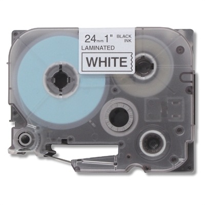 Brother TZe251 Compatible Black On White P-Touch Label Tape