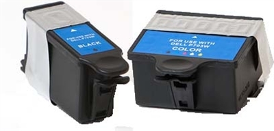Dell DW905, DW906 Compatible Two Pack Ink Cartridge Value Bundle
