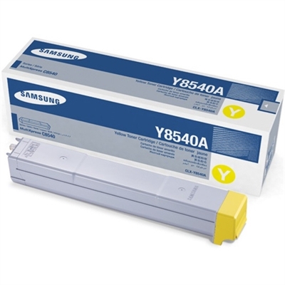 Samsung CLX-Y8540A Genuine Yellow Toner Cartridge
