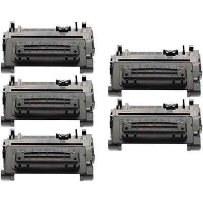 HP CE390A (HP 90A) Compatible Toner Cartridge Jumbo 5-Pack