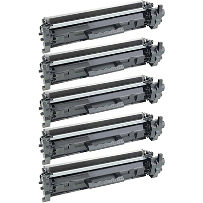 HP CF217A (HP 17A) Compatible Toner Cartridge 5-Pack