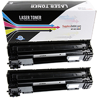 HP CF283A (HP 83A) Compatible Toner Cartridge 2-Pack