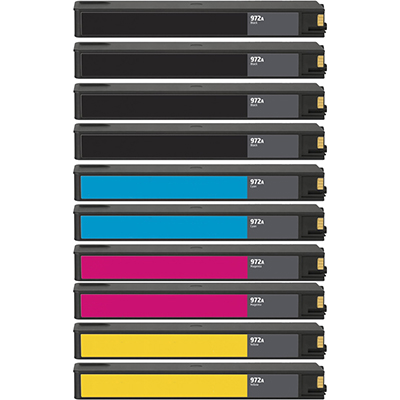 HP 972A Remanufactured Ink Cartridge 10-Pack
