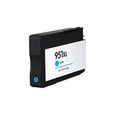 HP CN046AN (HP 951XL) Remanufactured High Yield Cyan Inkjet Cartridge