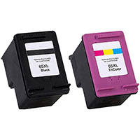 HP 65XL Remanufactured High Yield Ink Cartridge 2-Pack