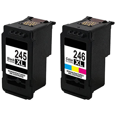 Canon PG-245XL / CL-246XL Remanufactured Ink Cartridge High Yield 2-Pack