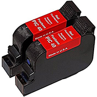 Francotyp-Postalia PIC40 Remanufactured Red Ink Cartridge 2-pack