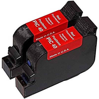 Francotyp-Postalia PIC40 Remanufactured Red Ink Cartridge 2-pack