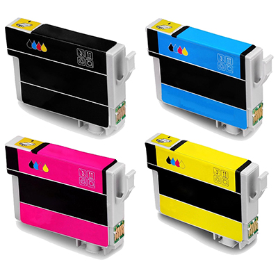 Epson T288XL Remanufactured High Yield Ink Cartridge 4-Pack