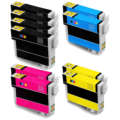 Epson T288XL Remanufactured High Yield Ink Cartridge 10-Pack