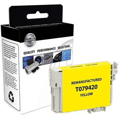 Epson T079420 Remanufactured High Yield Yellow Ink Cartridge