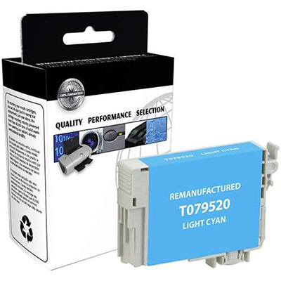 Epson T079520 Remanufactured High Yield Photo Cyan Ink Cartridge