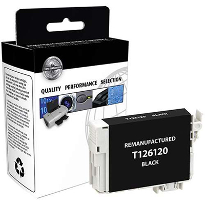 Epson T126120 Remanufactured Ultra High Yield Black Ink Cartridge