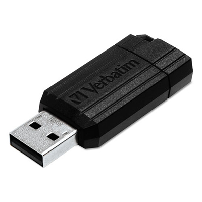 Verbatim USB Flash Drive, 8GB, Black